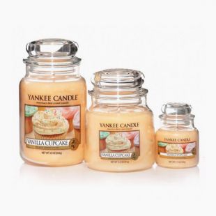 Yankee Candle Bougies Jarres Vanilla CupCake