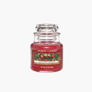 Red Apple Wreath Bougie Jarre