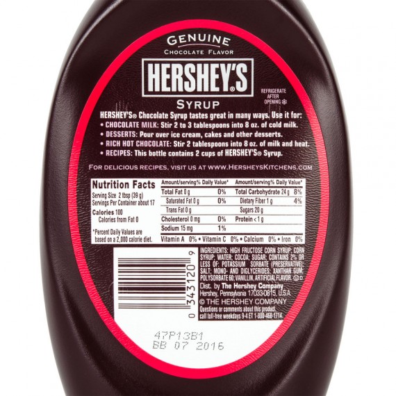 Chocolate Syrup Squeeze