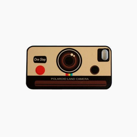 Case polaroid beige iphone4